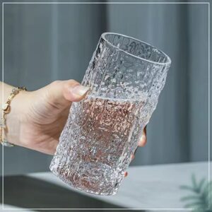 لیوان دسته دار دفرمه بلور وارداتی 340cc YUJING