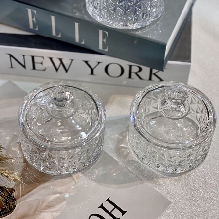 قندان و نقل خوری بلور وارداتی طرح تایملس و الیسا قندان و نقل خوری بلور وارداتی طرح تایملس و الیسا