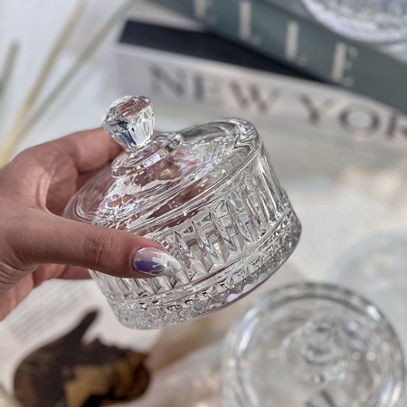 قندان و نقل خوری بلور وارداتی طرح تایملس و الیسا قندان و نقل خوری بلور وارداتی طرح تایملس و الیسا