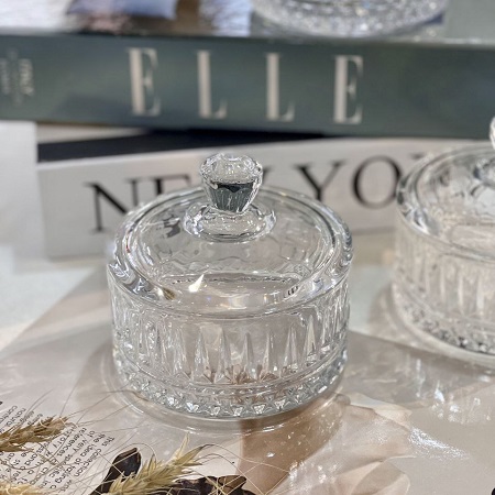 قندان و نقل خوری بلور وارداتی طرح تایملس و الیسا قندان و نقل خوری بلور وارداتی طرح تایملس و الیسا