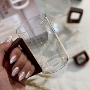 فنجان پیرکس 3 سایز دسته چوبی سری کامل وارداتی ارس لند