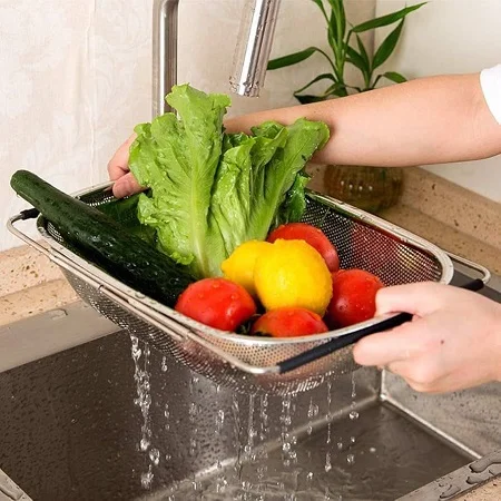 سبد سینک ظرفشویی استیل دسته کشویی مرغوب وارداتی kit-1136 (3) سبد سینک ظرفشویی استیل دسته کشویی مرغوب وارداتی kit-1136