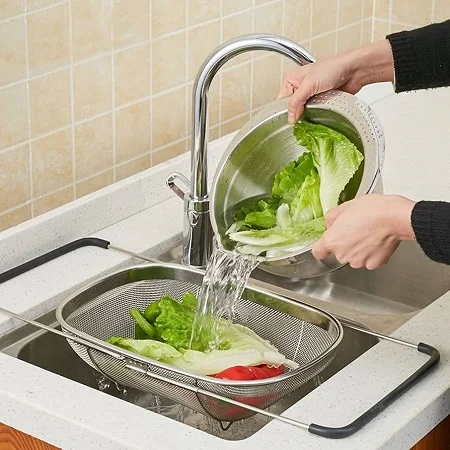 سبد سینک ظرفشویی استیل دسته کشویی مرغوب وارداتی kit-1136 (5) سبد سینک ظرفشویی استیل دسته کشویی مرغوب وارداتی kit-1136