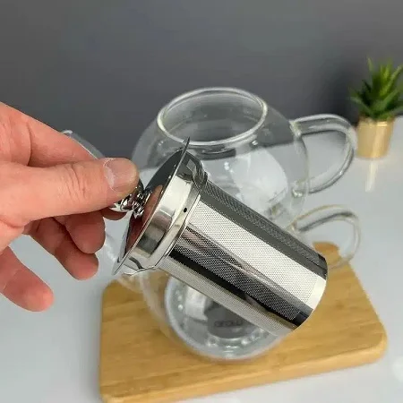 کتری قوری پیرکس آروو ترکیه Arow Nora-4322 کتری قوری پیرکس آروو ترکیه Arow Nora-4322