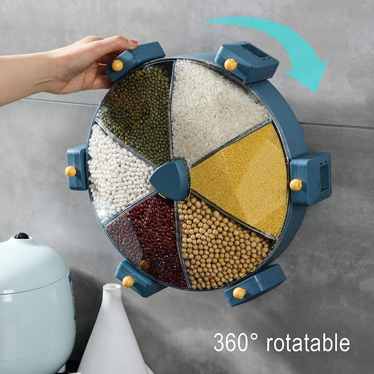 جا حبوباتی چرخشی دیواری وارداتی (3) جا حبوباتی چرخشی دیواری وارداتی