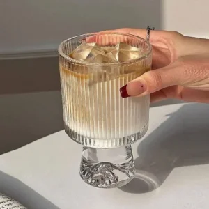 دسر خوری بلور خطی مدل کوه یخ DELI-TKB509A