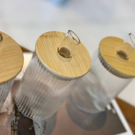 شکر پاش پیرکس درب بامبو وارداتی ارس لند شکر پاش پیرکس درب بامبو وارداتی ارس لند