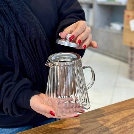 قوری پیرکس 4 ضلعی آنتی شوک وارداتی کد KIT-2069 (4) قوری پیرکس 4 ضلعی آنتی شوک وارداتی کد KIT-2069