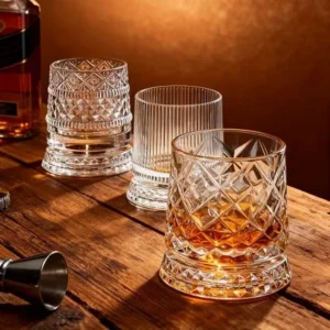 لیوان چرخشی کریستالین وارداتی مرغوب